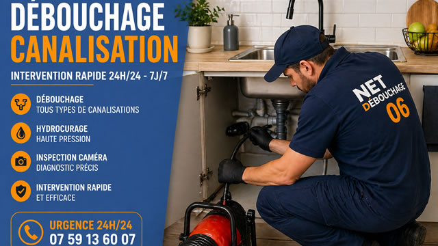 Débouchage de canalisation Alpes-Maritimes 06